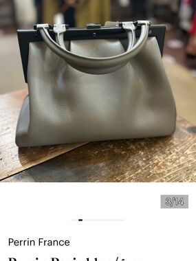 WOMENS LEATHER PERRIN HANDBAG